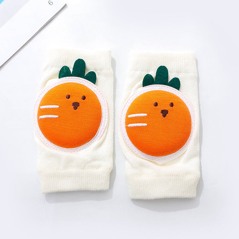 Carrot Cartoon Style Baby Crawling Knee Pad