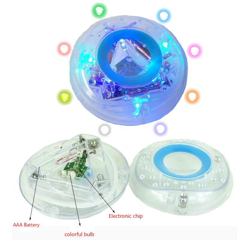 CHILDREN'S BATHTUB LIGHT FLOATING LIGHT BATH WATER PROOF COLORFUL LED LIGHT