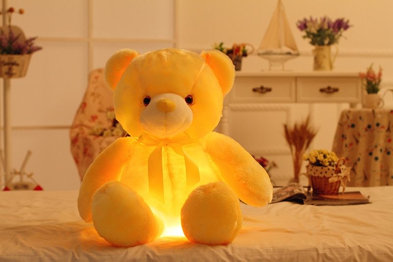 CREATIVE LIGHT UP LED TEDDY BEAR STUFFED ANIMAL