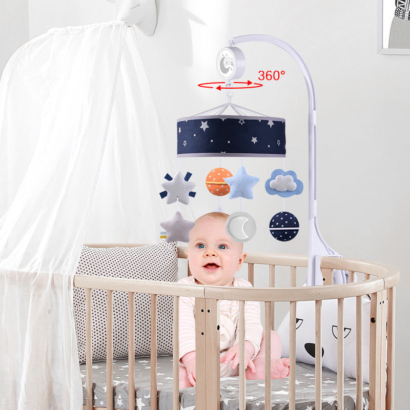BABY BED BELL RATTLE MUSIC STAR COMFORT TOY