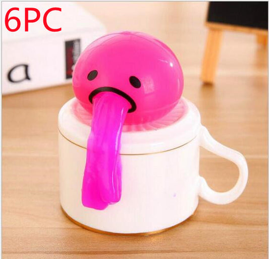 PUKING BALL EGG YOLK PINCH VOMIT SPOOF PLAY