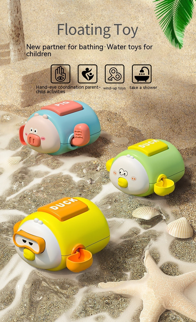CHILDREN'S BATH TOYS CARTOON CLOCKWORK