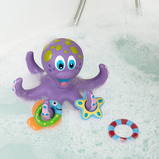 CHILDREN'S SMALL PUZZLE OCTOPUS BATH WATER TOY