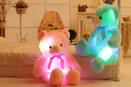 CREATIVE LIGHT UP LED TEDDY BEAR STUFFED ANIMAL