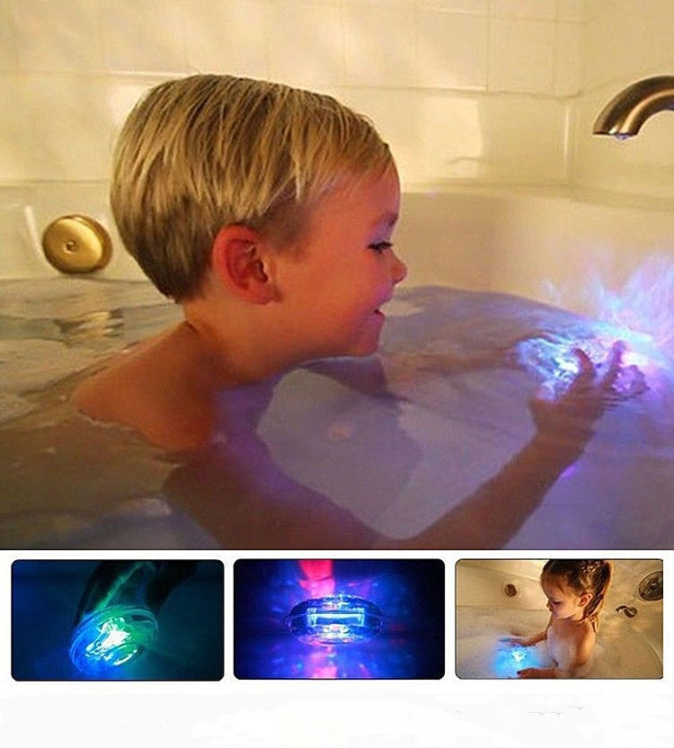 CHILDREN'S BATHTUB LIGHT FLOATING LIGHT BATH WATER PROOF COLORFUL LED LIGHT