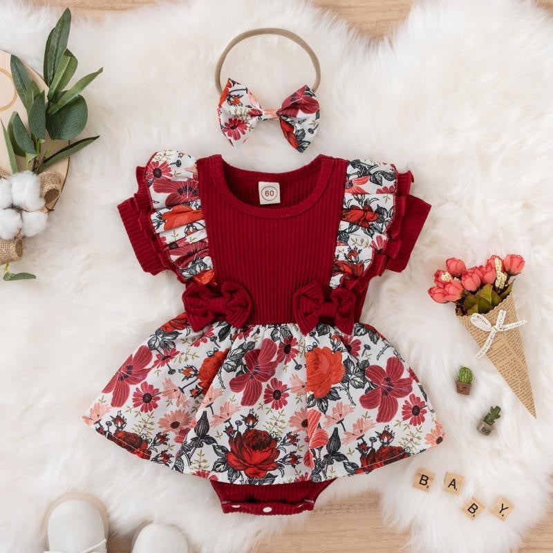 Summer Baby Girl Dress With Ruffles