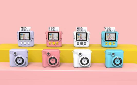 CHILDERN'S HD FRONT & REAR MINI POLARIOD CAMERA