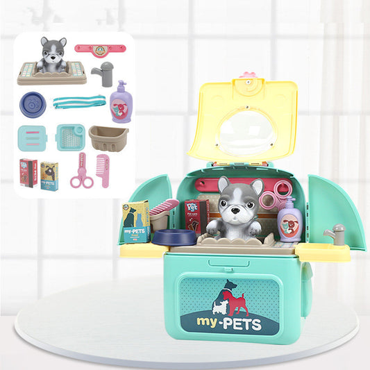 SIMULATION PET BACKPACK SPACE BOX PLAY HOUSE TOY
