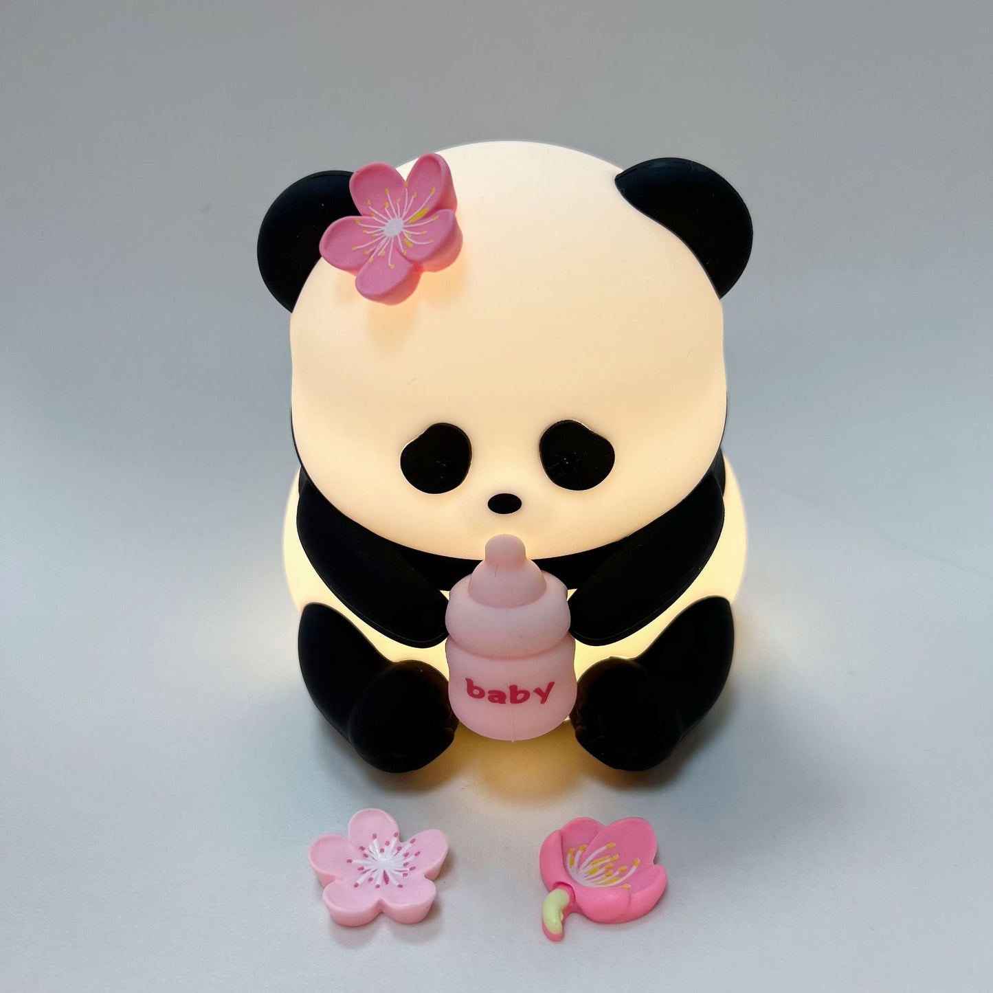 FLOWER PANDA PAT LAMP COLORFUL SILICON