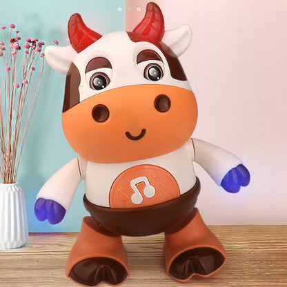 MUSIC AND LIGHT SWING DANCE ROBOT ELECTRIC COW