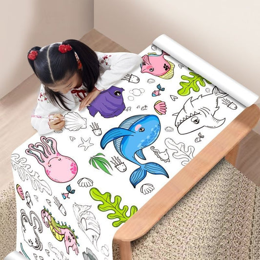 Graffiti Picture Coloring Scroll