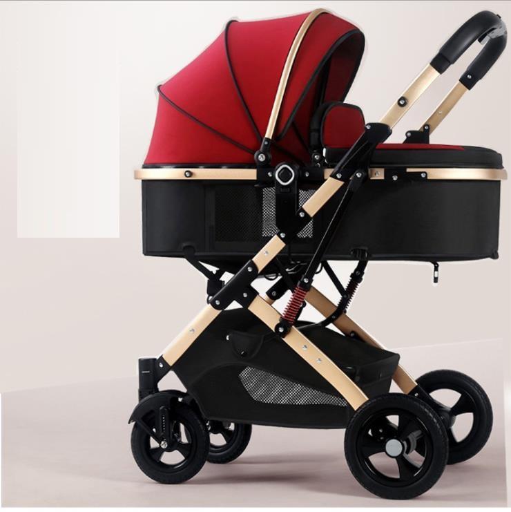 TWO-WAY NEWBORN BABY STROLLER PORTABLE & FOLDING