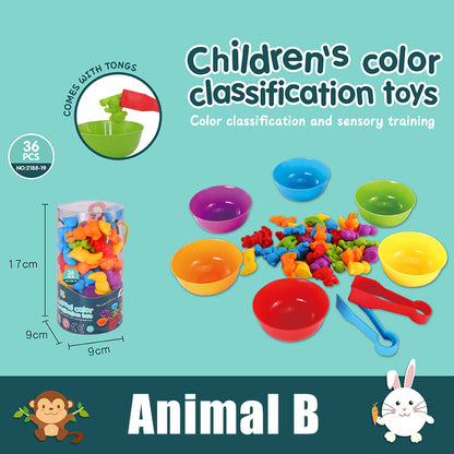 BABY CHILDRENS RAINBOW COUNTING EARLY EDUCATION COGNITIVE TOYS