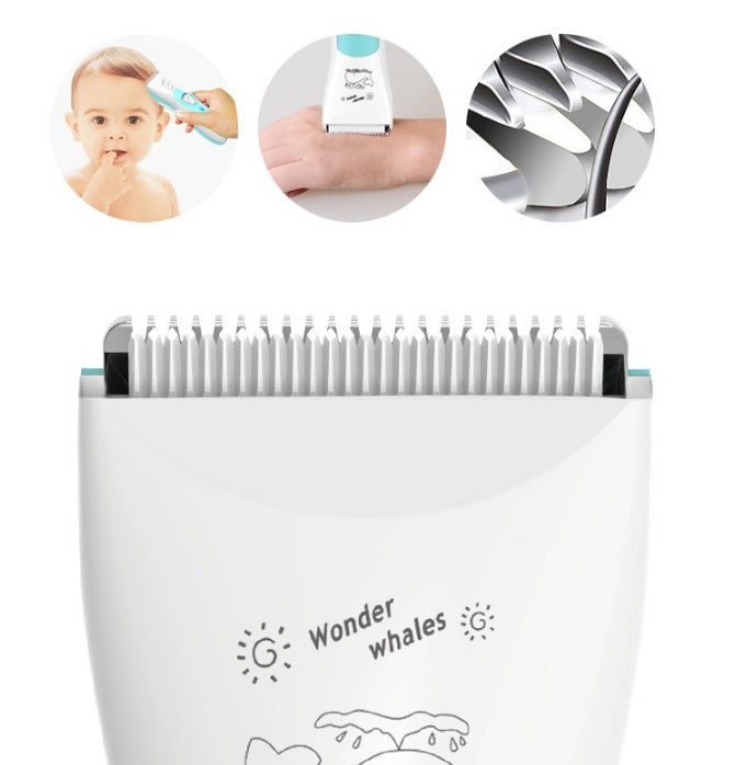 BABY ELECTRIC HAIR CLIPPER USB RECHARGEABLE WATERROOF HAIR TRIMMER