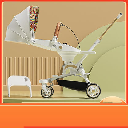 SIT & LIE FLAT TWO-WAY FOLDING LIGHTWEIGHT STROLLER