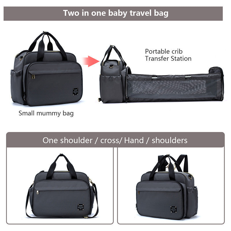 PORTABLE FOLDING CRIB MUMMY BAG