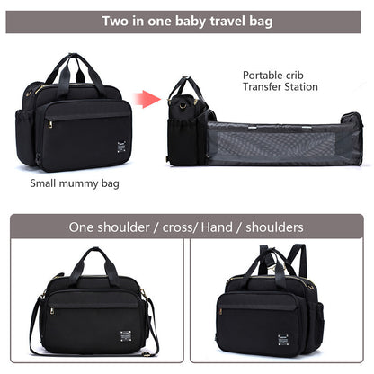 PORTABLE FOLDING CRIB MUMMY BAG