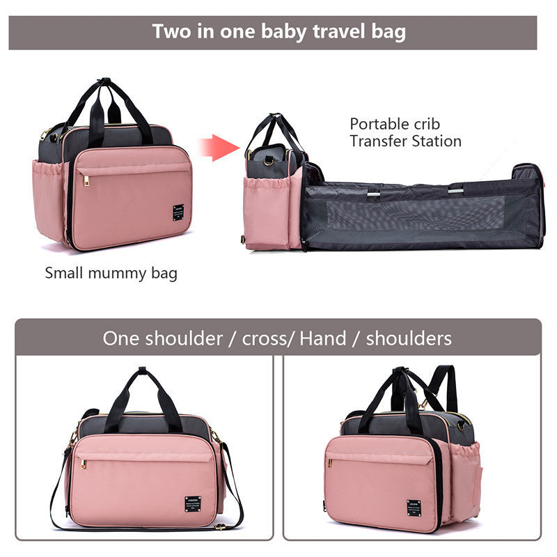 PORTABLE FOLDING CRIB MUMMY BAG