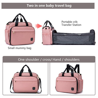 PORTABLE FOLDING CRIB MUMMY BAG