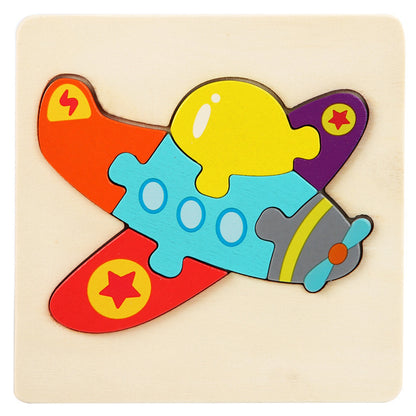 Wood Building Puzzle for kids