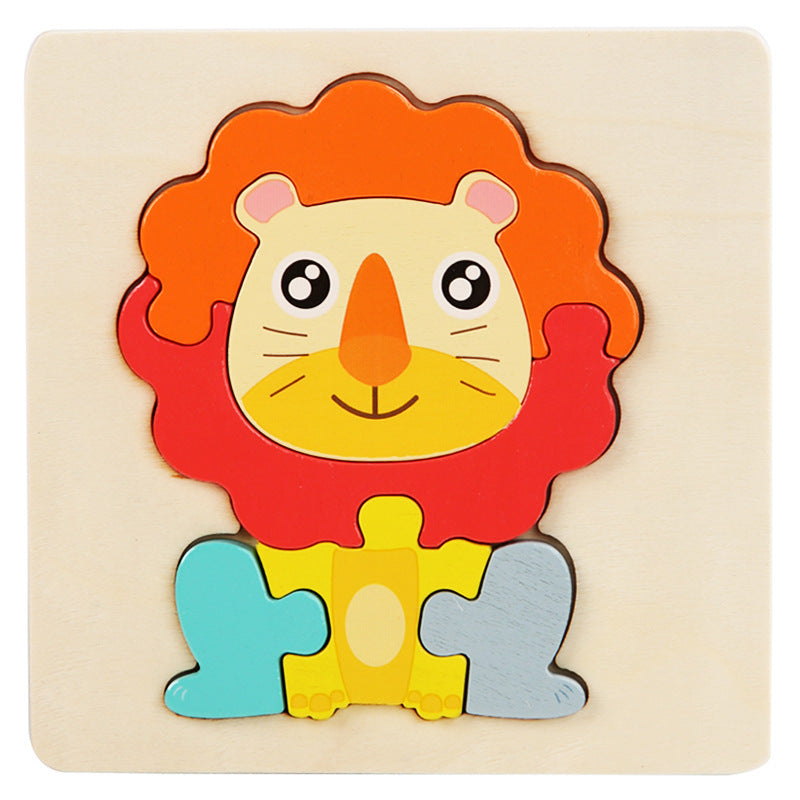 Wood Building Puzzle for kids