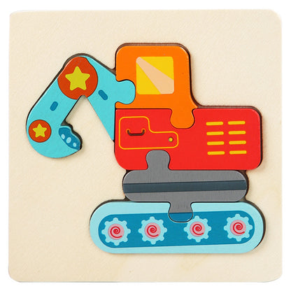 Wood Building Puzzle for kids