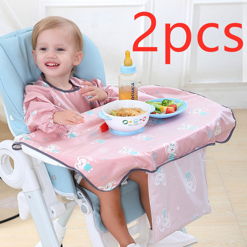 BABY EATING DINING CHAIR BIB COVER ANTI-DIRTY FEEDING CLOTHING GOWN