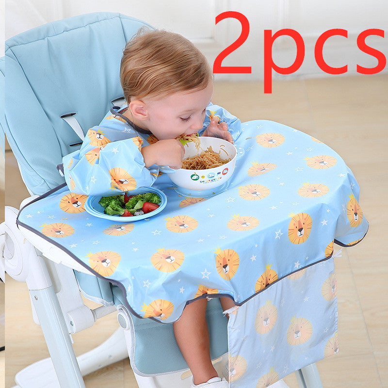 BABY EATING DINING CHAIR BIB COVER ANTI-DIRTY FEEDING CLOTHING GOWN