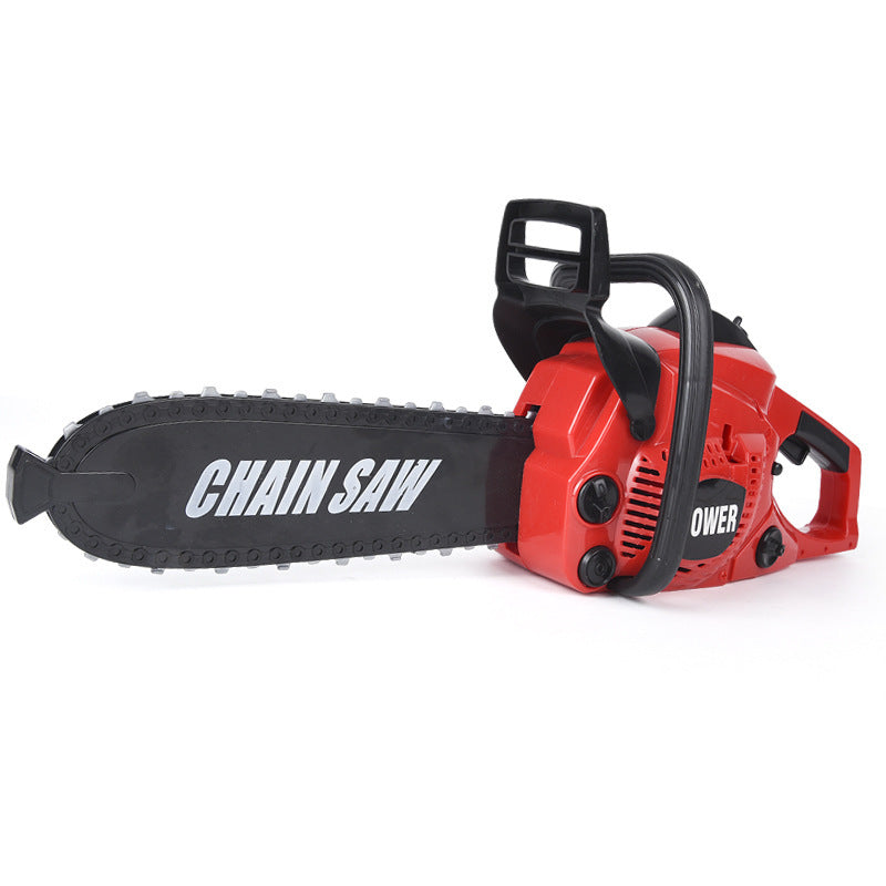 KIDS POWER CONSTRUCTION TOOL ELECTRIC CHAINSAW TOY WITH REAL ENGINE SOUND