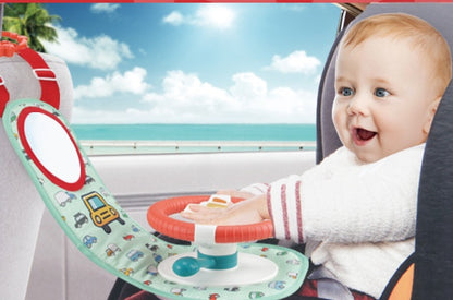 BABY KIDS ELECTRIC SIMULATION STEERING WHEEL TOY