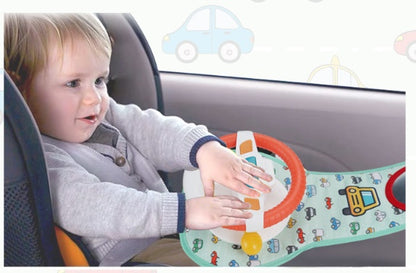 BABY KIDS ELECTRIC SIMULATION STEERING WHEEL TOY