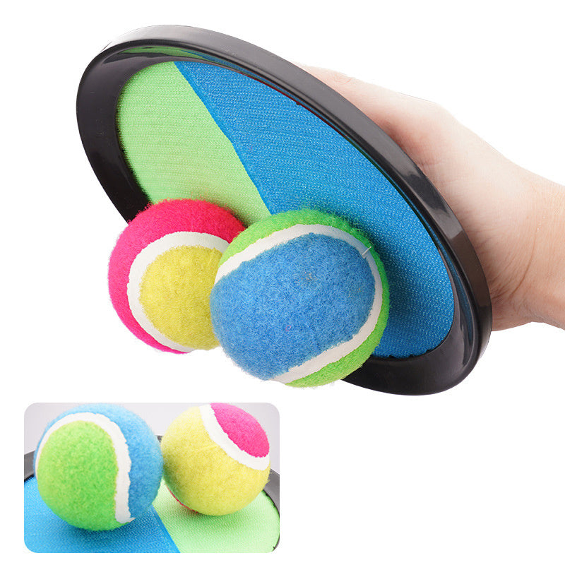 KIDS SUCKER STICKY BALL TOY CATCH BALL GAME