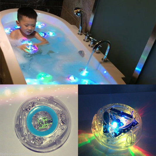 CHILDREN'S BATHTUB LIGHT FLOATING LIGHT BATH WATER PROOF COLORFUL LED LIGHT