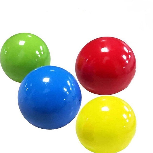 GLOWING STICKY BALL STRESS RELIEF