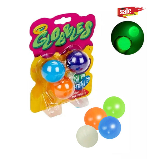 GLOWING STICKY BALL STRESS RELIEF