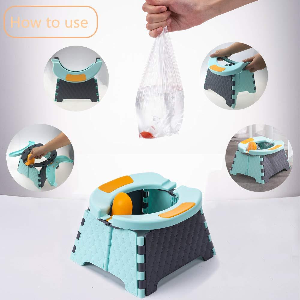 BABY POTTY TRAINING SEAT KIDS TODDLER OUTDOOR PORTABLE FOLDING TOILET