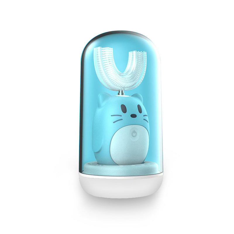 SMART ULTRASONIC CHILDERN'S ELECTRIC TOOTHBRUSH AUTOMATIC CLEANINGS U-SHAPED