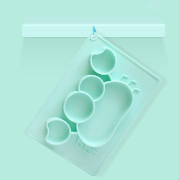 BABY SILICONE CARTOON DISH/SET INFANT FEEDING