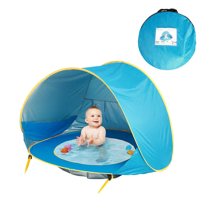 BABY BEACH TENT KIDS OUTDOOR CAMPING EASY FOLD UP WATERPROOF TENT UV PROTECTING