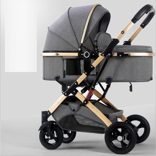 TWO-WAY NEWBORN BABY STROLLER PORTABLE & FOLDING