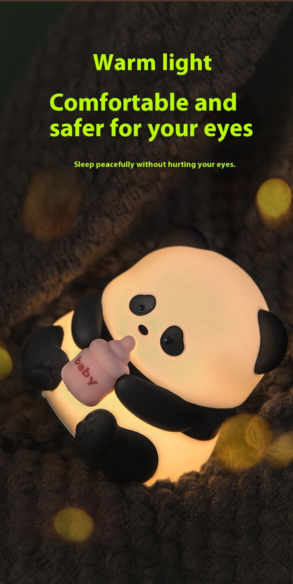 FLOWER PANDA PAT LAMP COLORFUL SILICON