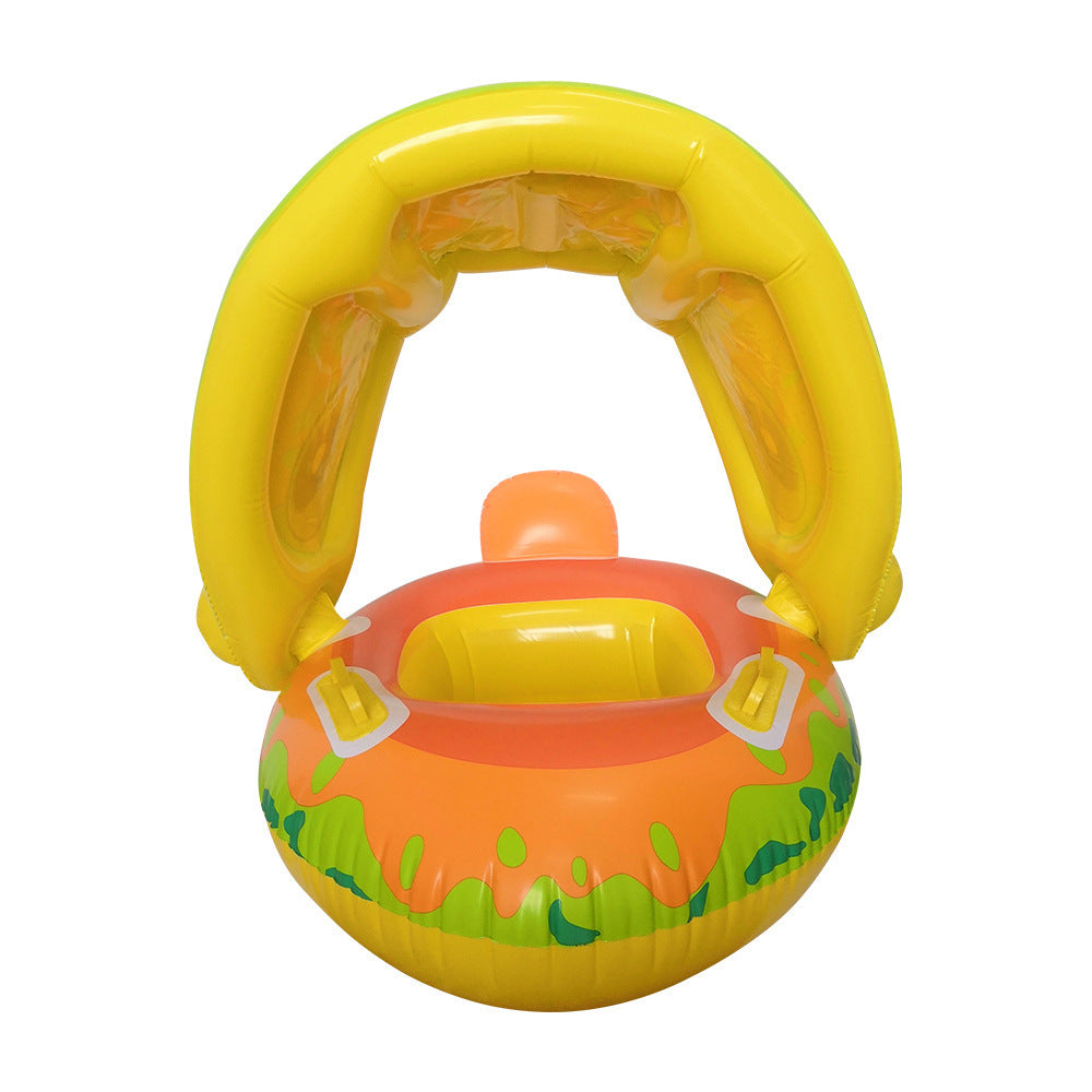 CHILDREN'S SWIMMING RINGS INFLATABLE DEATACHABLE  SEAT Ring PVC BATH TUB