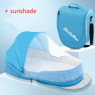 PORTABLE REMOVABLE FOLDING CRIB BABY BED BAG