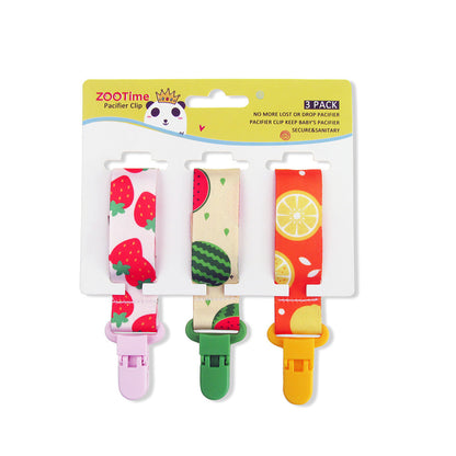 Cartoon Pacifier Chain 3pcs