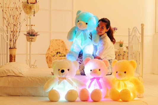 CREATIVE LIGHT UP LED TEDDY BEAR STUFFED ANIMAL