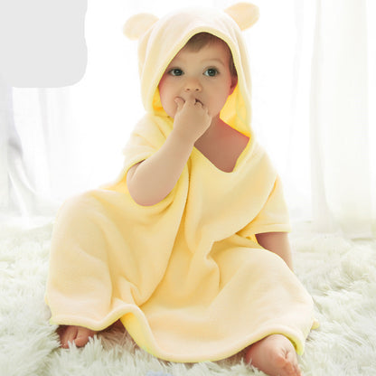 CHILDREN'S BATH TOWEL WITH CAP