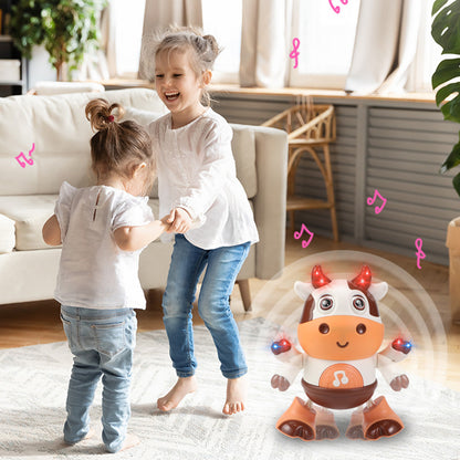 MUSIC AND LIGHT SWING DANCE ROBOT ELECTRIC COW