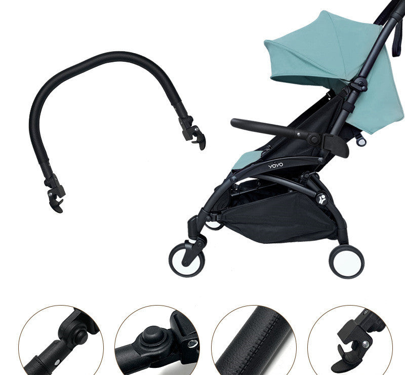 BABY STROLLER FOLDABLE LEATHER ARMREST