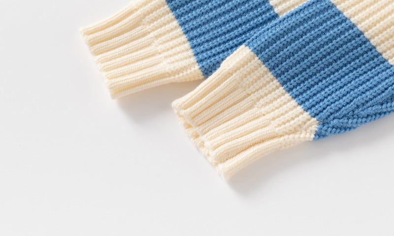 Blue and beige checkered fabric on a white background