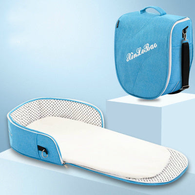 PORTABLE REMOVABLE FOLDING CRIB BABY BED BAG